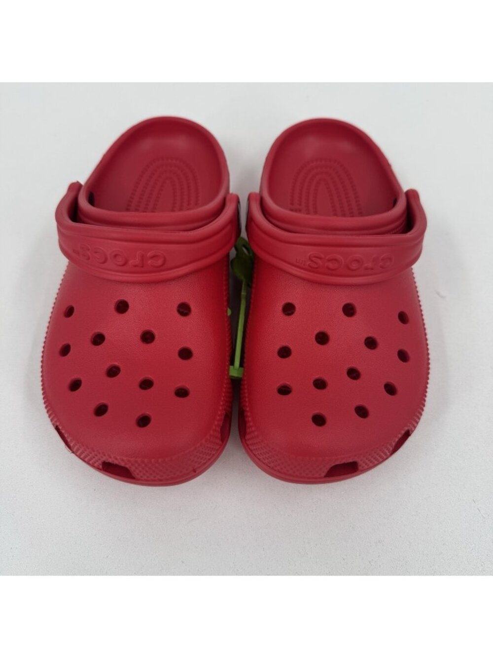 Crocs Adult Classic Clogs Men's 4 Women's 6 Solid Varsity Red Slip-on Shoes